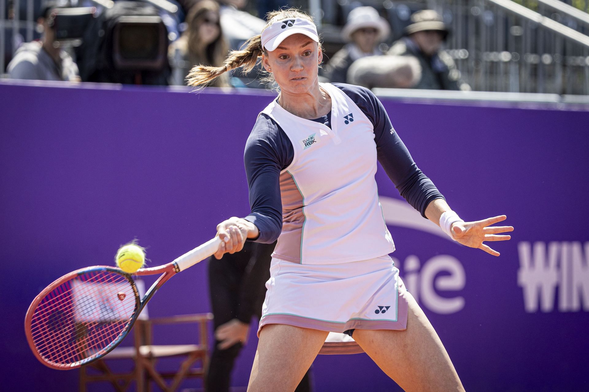 Elena Rybakina at the Internationaux de Strasbourg. (Photo: Getty)